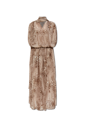 Dress with animal print