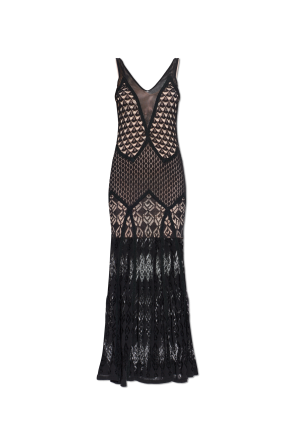 Lace dress with spaghetti straps