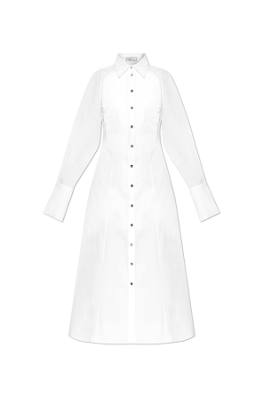 Sukienka z dekoracyjnym plisowaniem