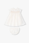 Kids Shorts con ruches a righe Bianco