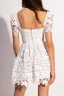 Self Portrait oscar de la renta lace hem sleeveless dress item