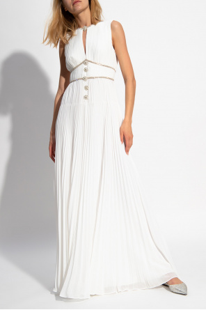 Self Portrait Maxi pleated dress