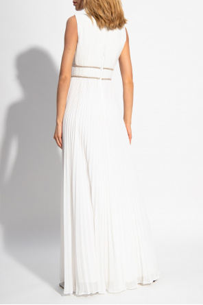 Self Portrait Maxi pleated dress