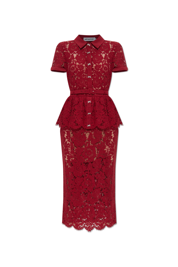 Peplum dress od Self-Portrait