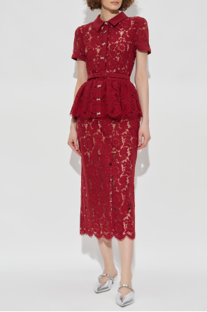 Self-Portrait Peplum dress