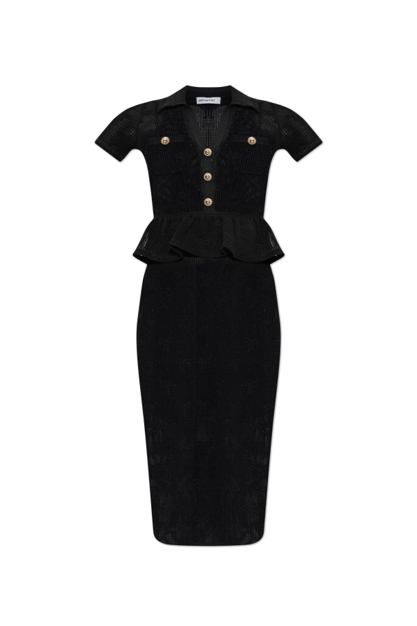 Peplum dress od Self-Portrait