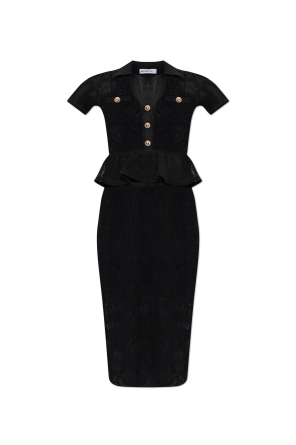 Vestido con peplum