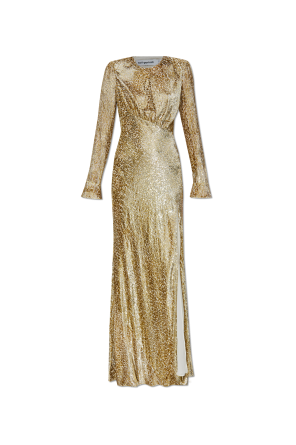 Vestido con hombreras