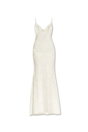 Lace dress with straps