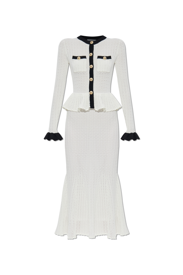 Peplum dress od Self-Portrait