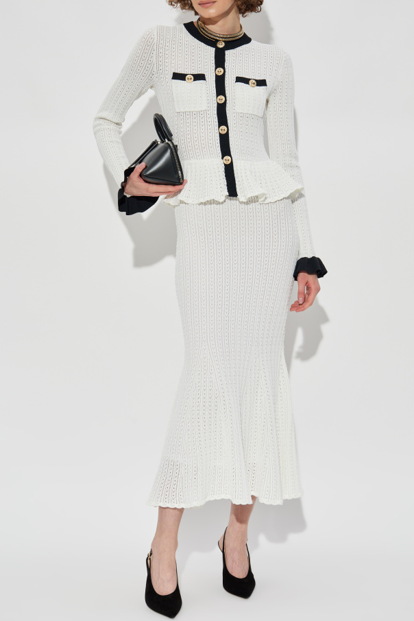 Self-Portrait Peplum dress