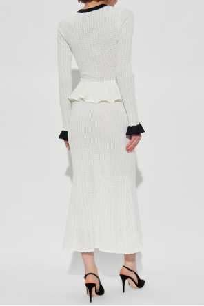 Self-Portrait Peplum dress