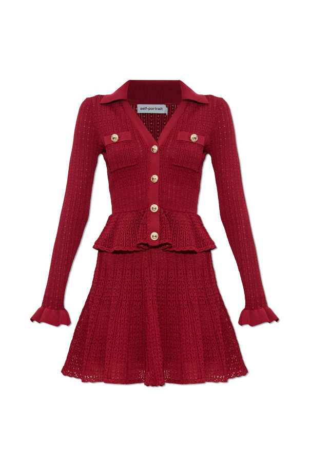 Peplum dress od Self-Portrait