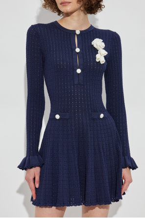 Self-Portrait Sukienka z broszką