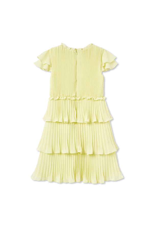 Self-Portrait Kids Dress with decorative finishing