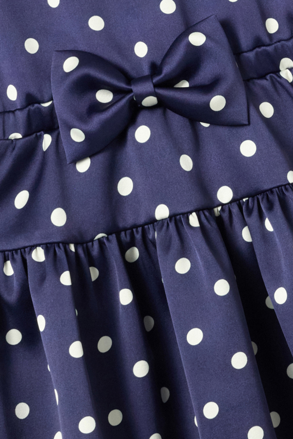 Self-Portrait Kids Sukienka z ażurowym wykończeniem