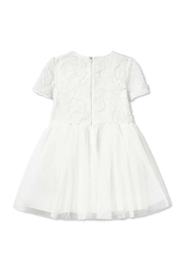 Self-Portrait Kids Dress with a bow