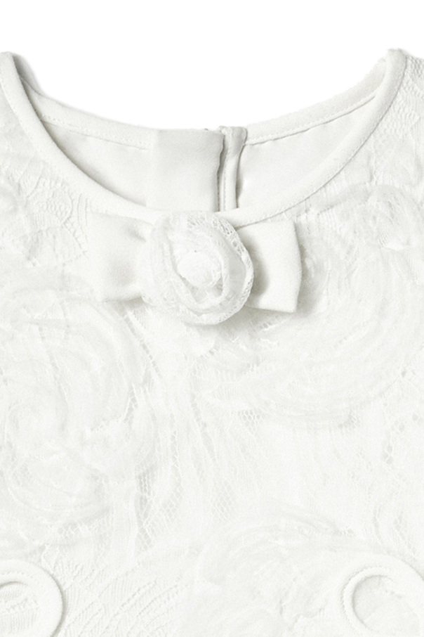 Self-Portrait Kids Dress with a bow