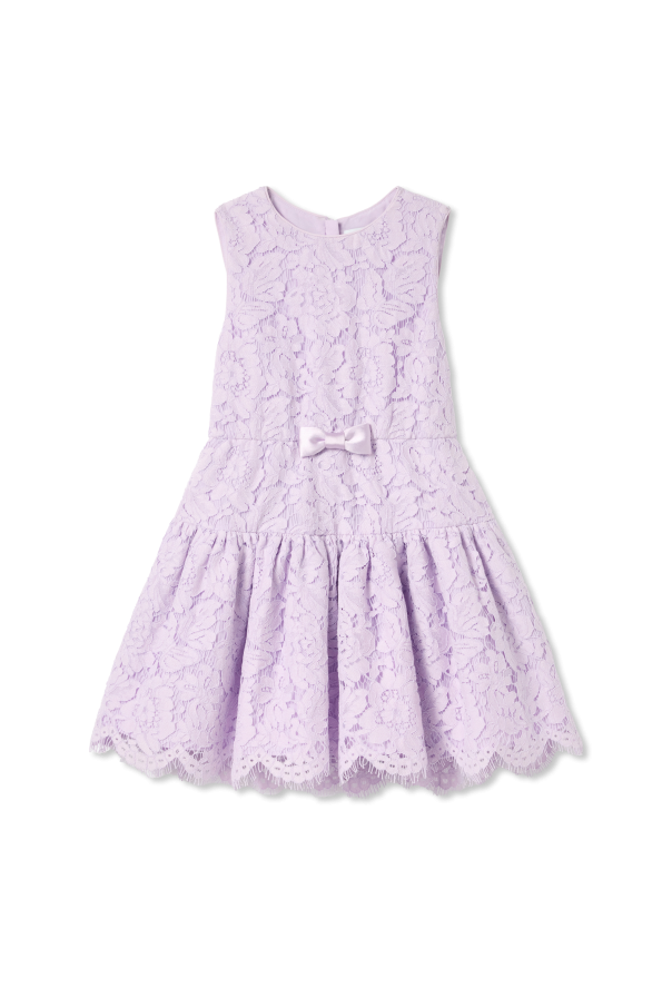 Self-Portrait Kids Dress with openwork finish