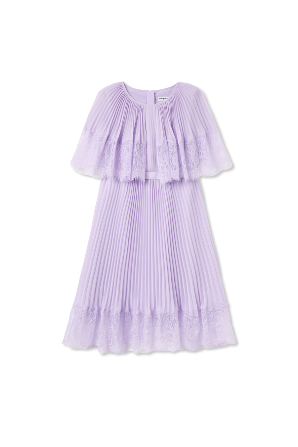 Dress with lace trim od Self-Portrait Kids