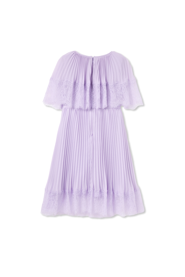 Self-Portrait Kids Dress with lace trim