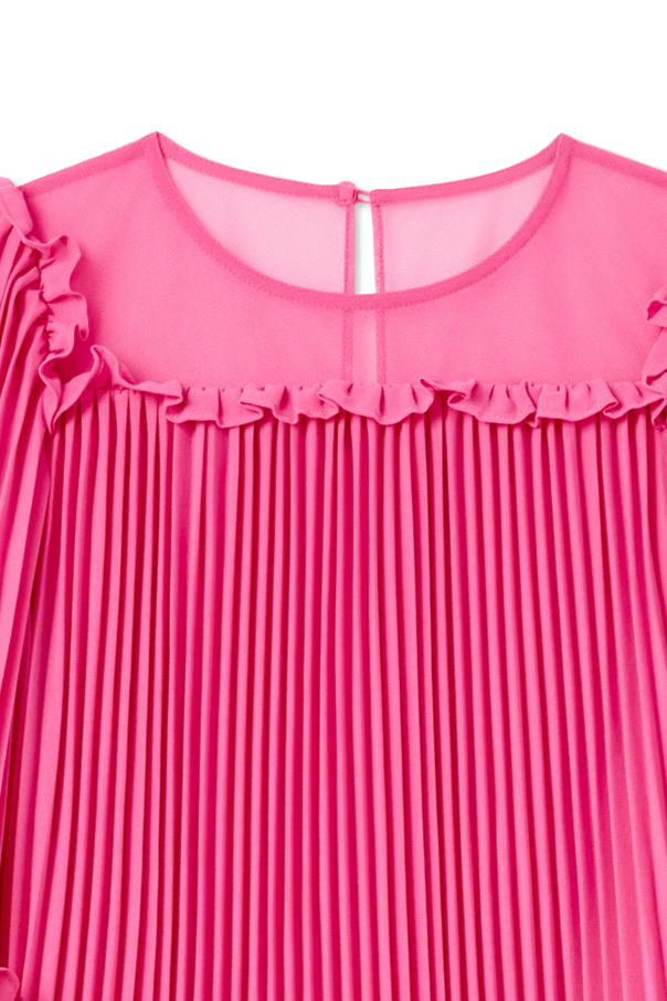 Self-Portrait Kids Dress with lace trim