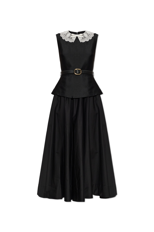 Dress with belt od Self-Portrait