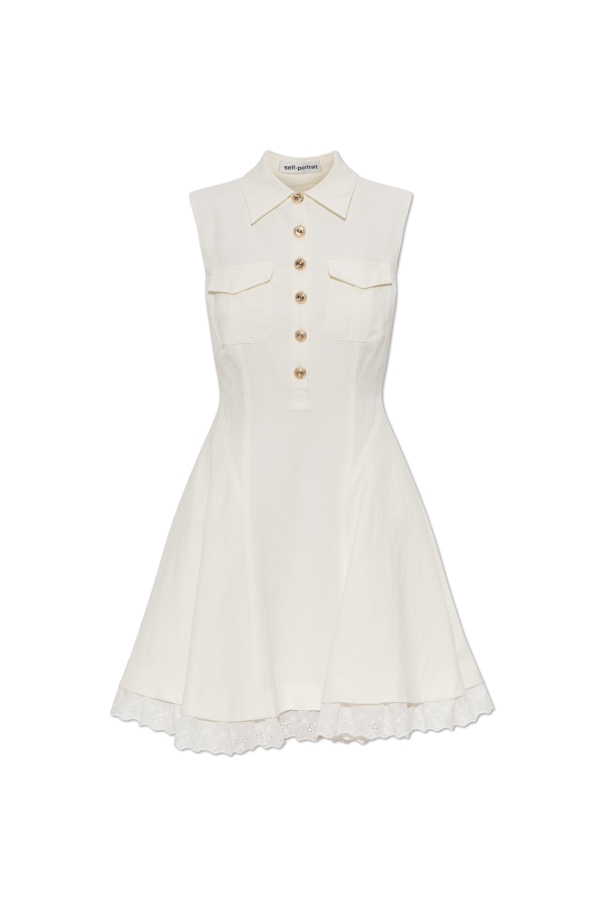 Dress with lace trim od Self-Portrait