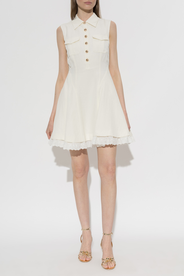 Self-Portrait Dress with lace trim