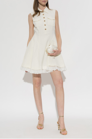 Self-Portrait Dress with lace trim