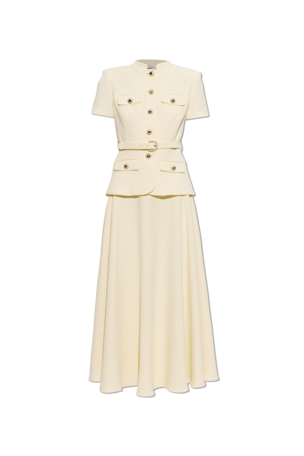 Two-piece dress with belt od Self-Portrait