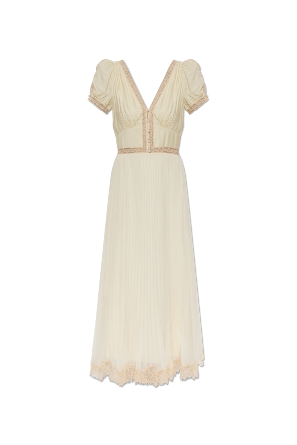 Dress with lace inserts od Self-Portrait