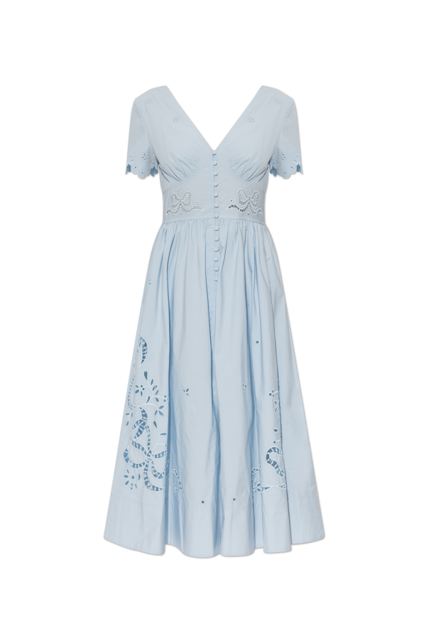 Dress with a V-neckline od Self-Portrait