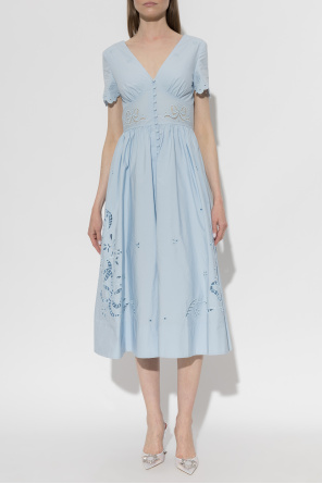 Self-Portrait V-neck dress