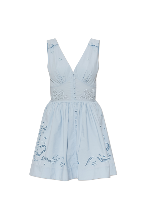 Short dress with openwork pattern od Self-Portrait