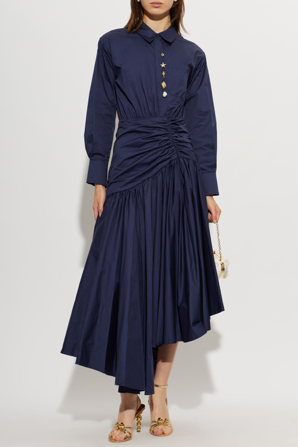 Self-Portrait Asymmetrical dress with pocket