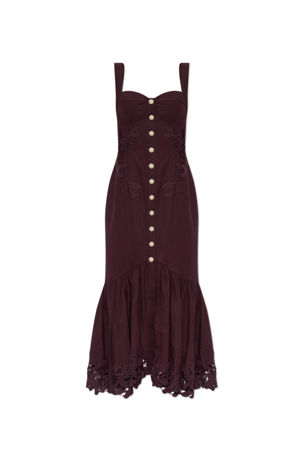 Dress with floral motif od Self-Portrait