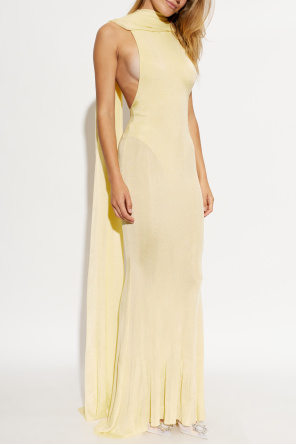Self-Portrait Dress with detachable shawl
