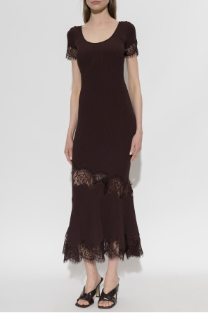 Self-Portrait Dress with lace inserts