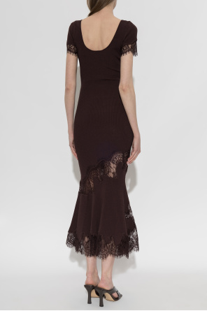 Self-Portrait Dress with lace inserts