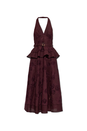 Dress with open back