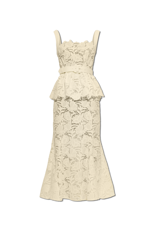 Lace dress with belt od Self-Portrait