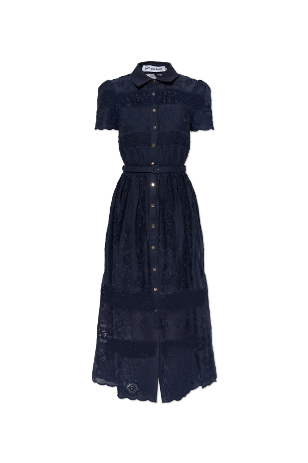 Lace dress with belt od Self-Portrait