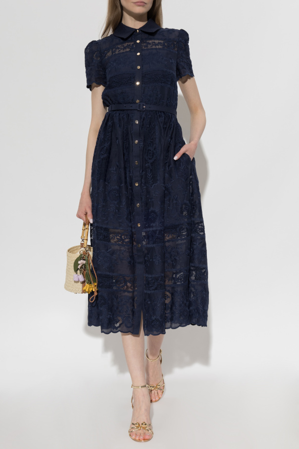 Self-Portrait Lace dress with belt