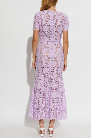 Self-Portrait Lace dress with belt