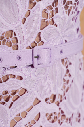 Self-Portrait Lace dress with belt