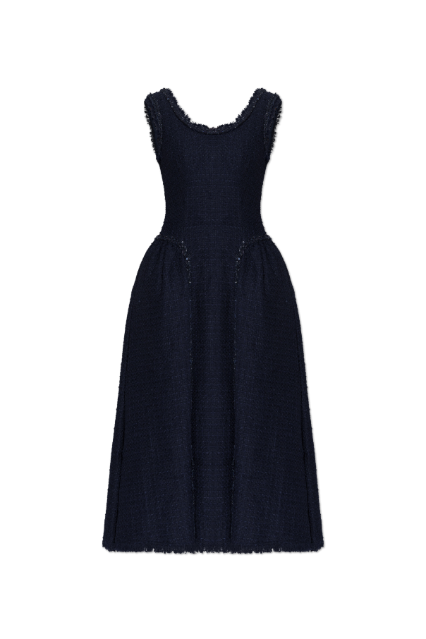 Tweed dress with lurex thread and sequins od Self-Portrait
