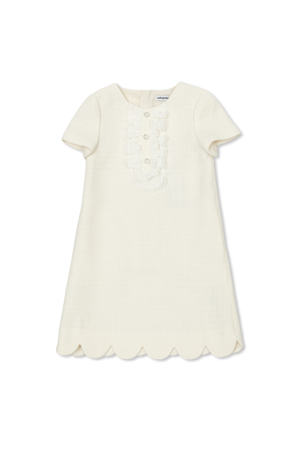 Tweed dress with pockets od Self-Portrait Kids