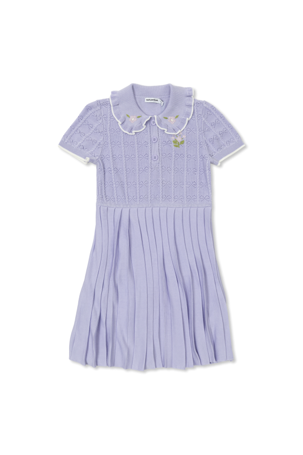 Dress with a pleated skirt od Self-Portrait Kids