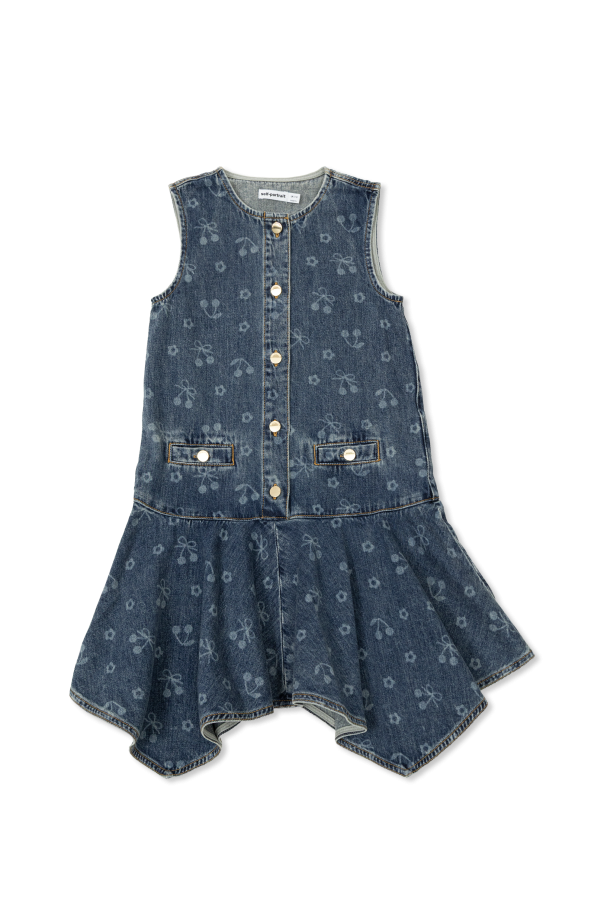 Asymmetric denim dress od Self-Portrait Kids